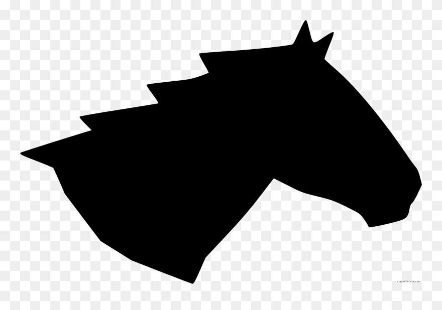 Black And White Horse Animal Free Black White Clipart - Clip Art - Png Download