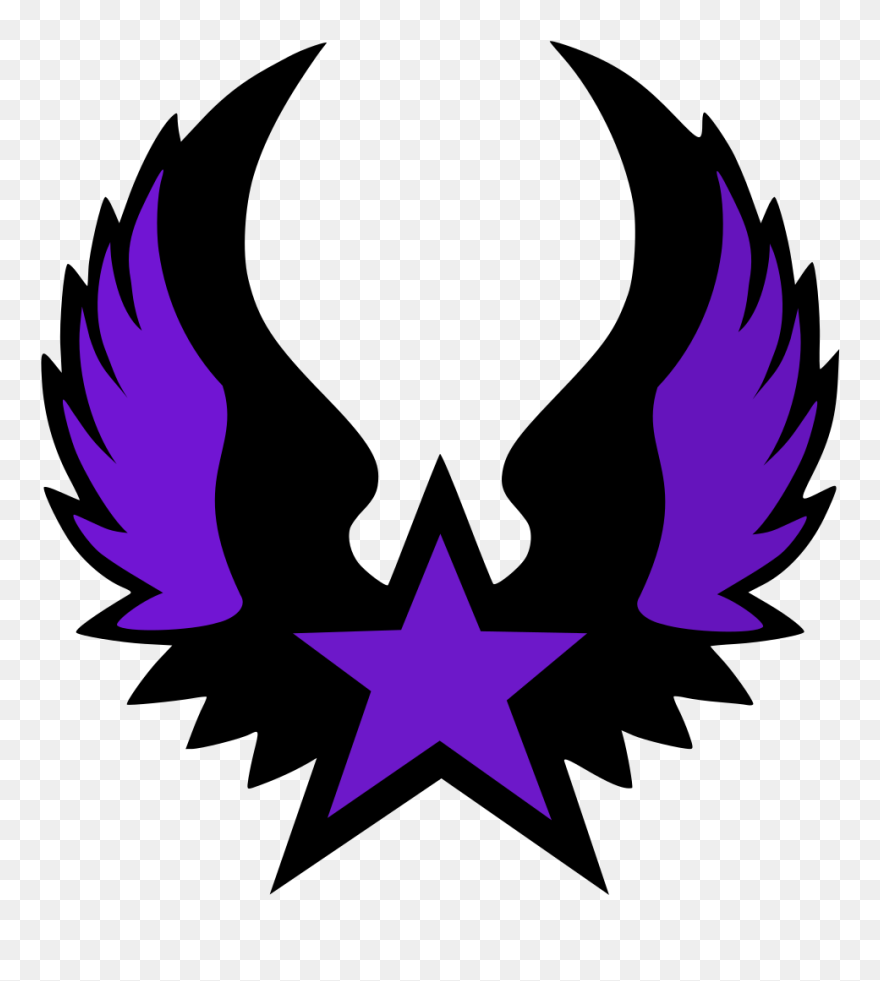Blue Star With 5 Gold Star And Wings Svg Clip Arts - Png Download
