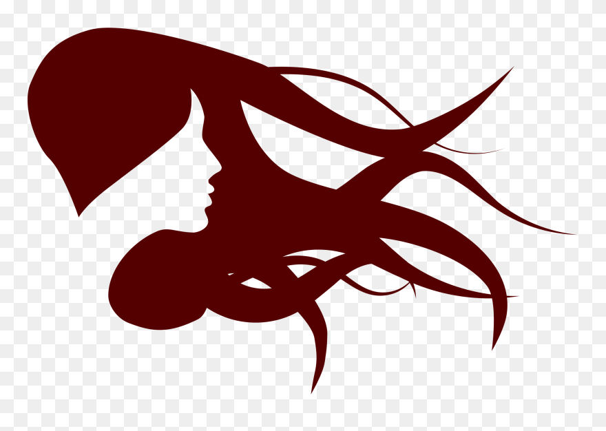 Transparent Comb Clipart - Woman Hair Clip Art - Png Download