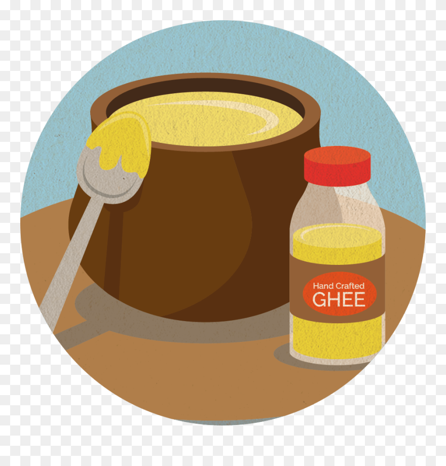 Transparent Yeast Clipart - Ghee Clipart - Png Download