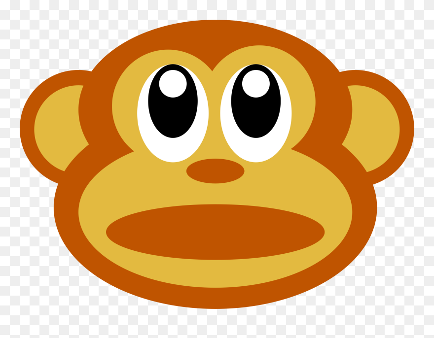 Clipart Monkey Face Clipartfest - Monkey Face Clipart - Png Download