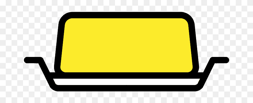 Butter Emoji Clipart - Png Download