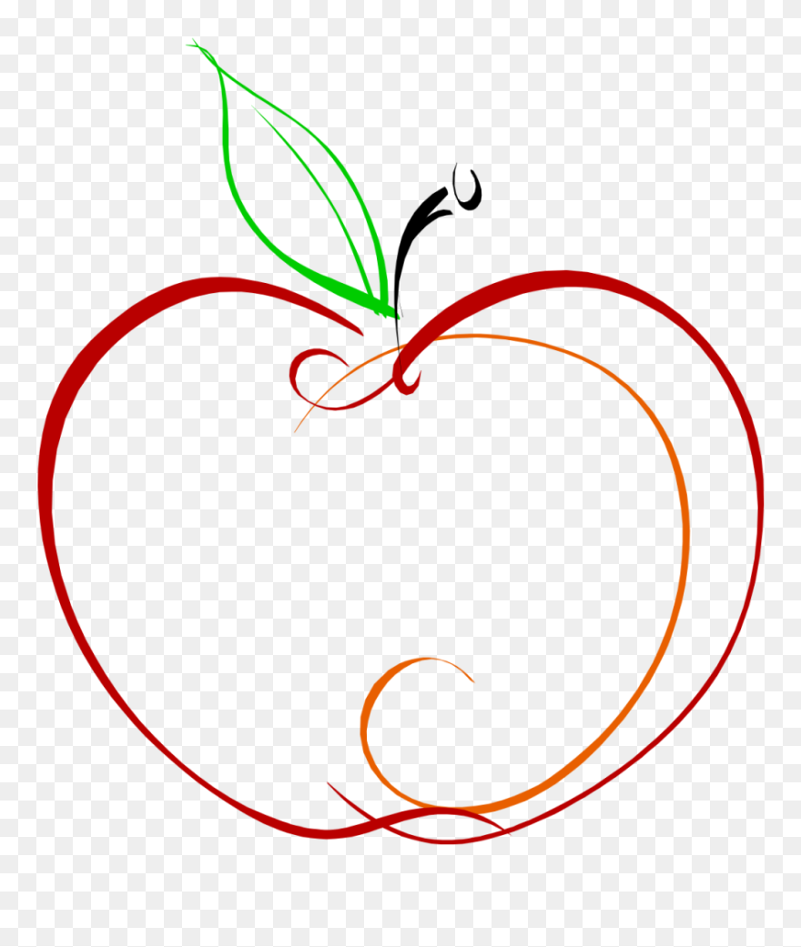 Apple Butter Clipart Clipart Royalty Free Library Apple - Outline Apple Clipart Png Transparent Png
