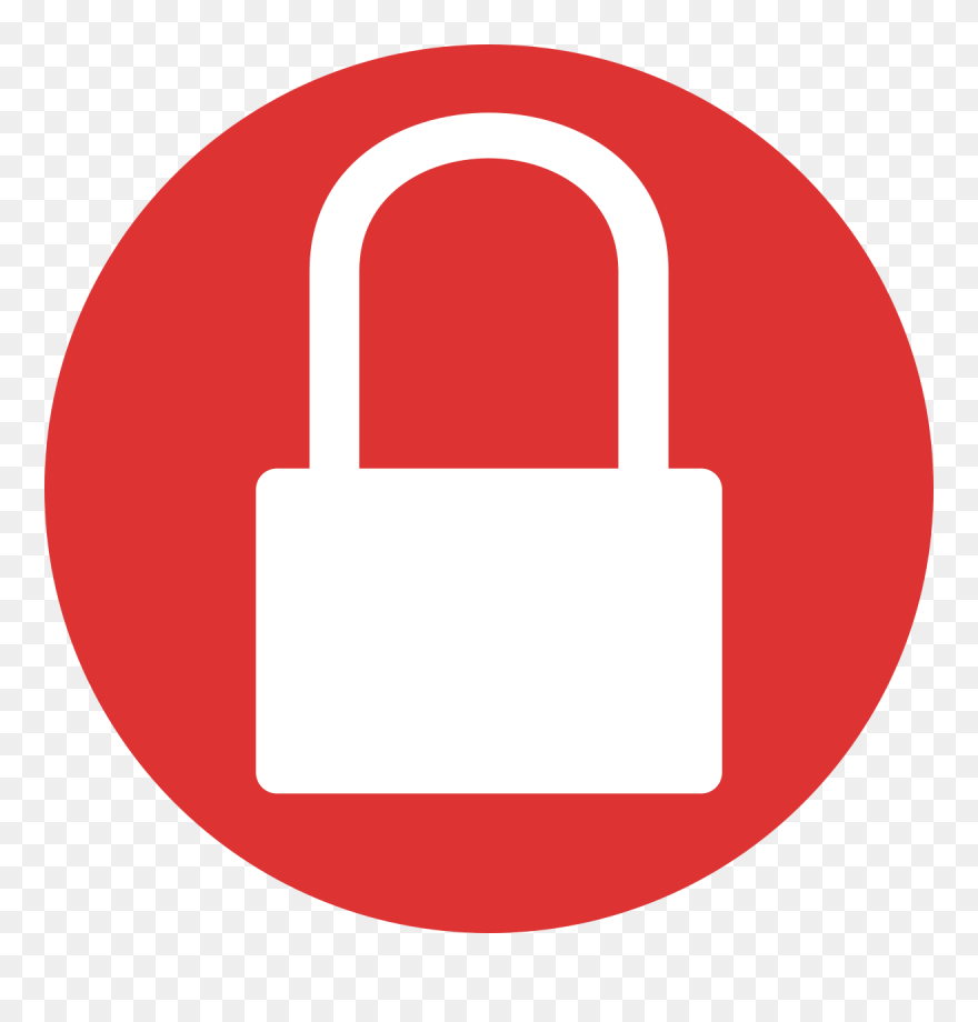 Lock White Icon Png Clipart