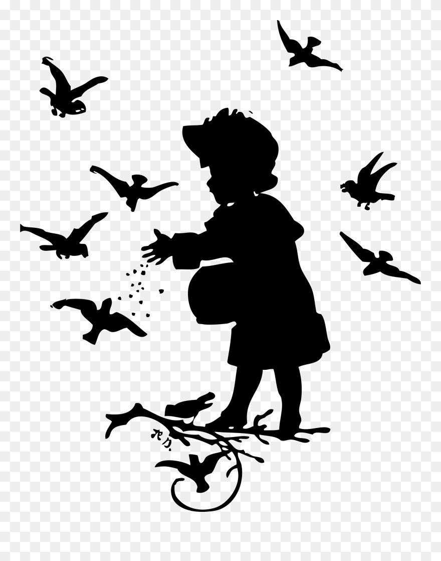 Feeding Birds Big Image - Feed The Birds Clipart - Png Download