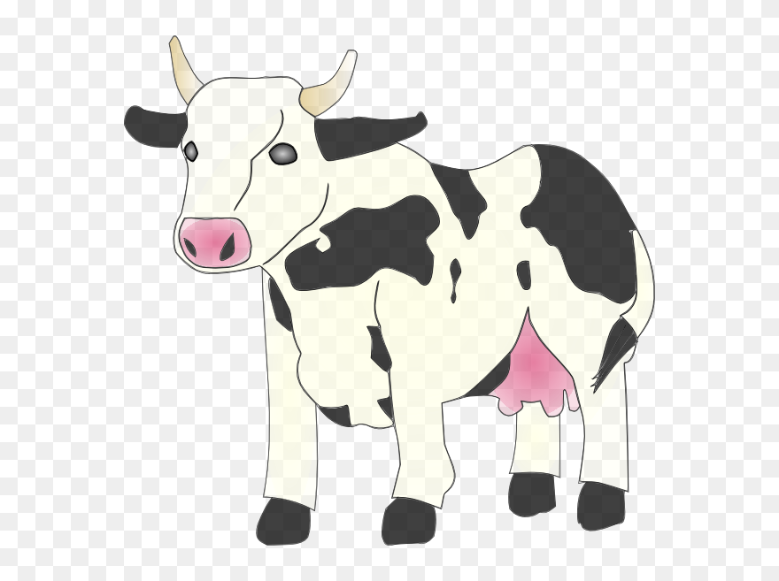 Cow Clip Art Black And White - Cow Clip Art - Png Download