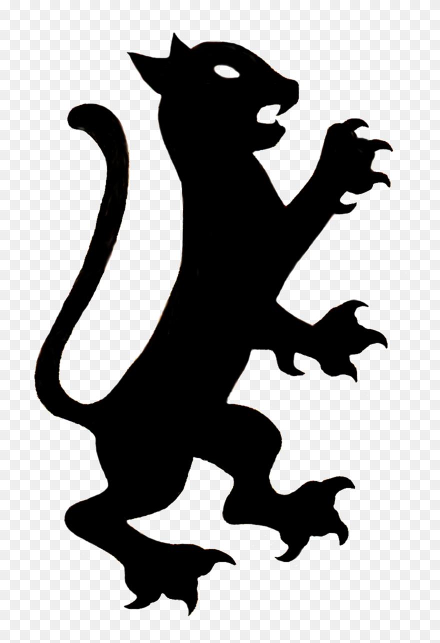 Canidae Dog Silhouette Cartoon Clip Art - Unicorn Standing Svg - Png Download