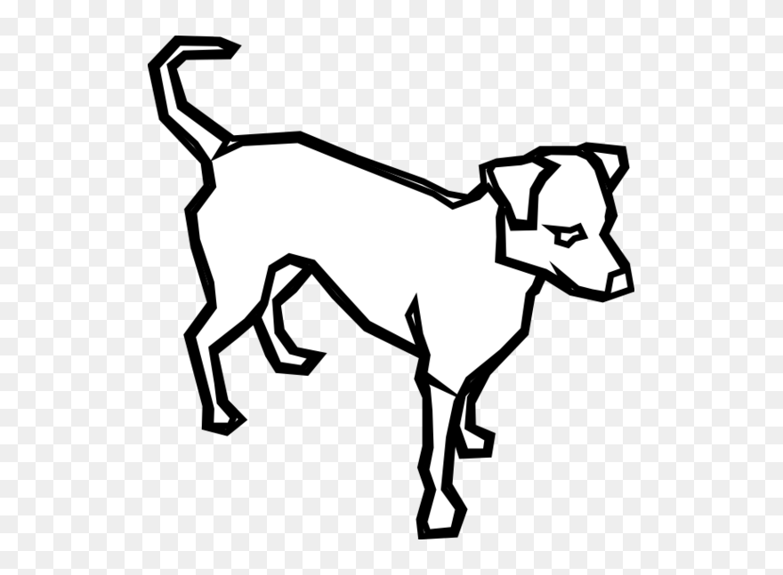 Dog Outline Clip Art Clipart - Dog Outlines Png Transparent Png