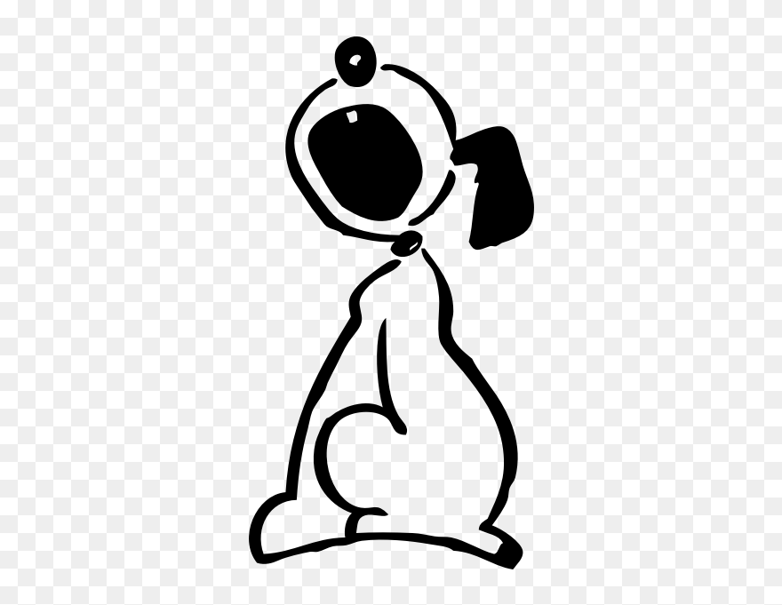 Howling Dog Black White Line Art Coloring Sheet Colouring - Howling Dog Clip Art - Png Download