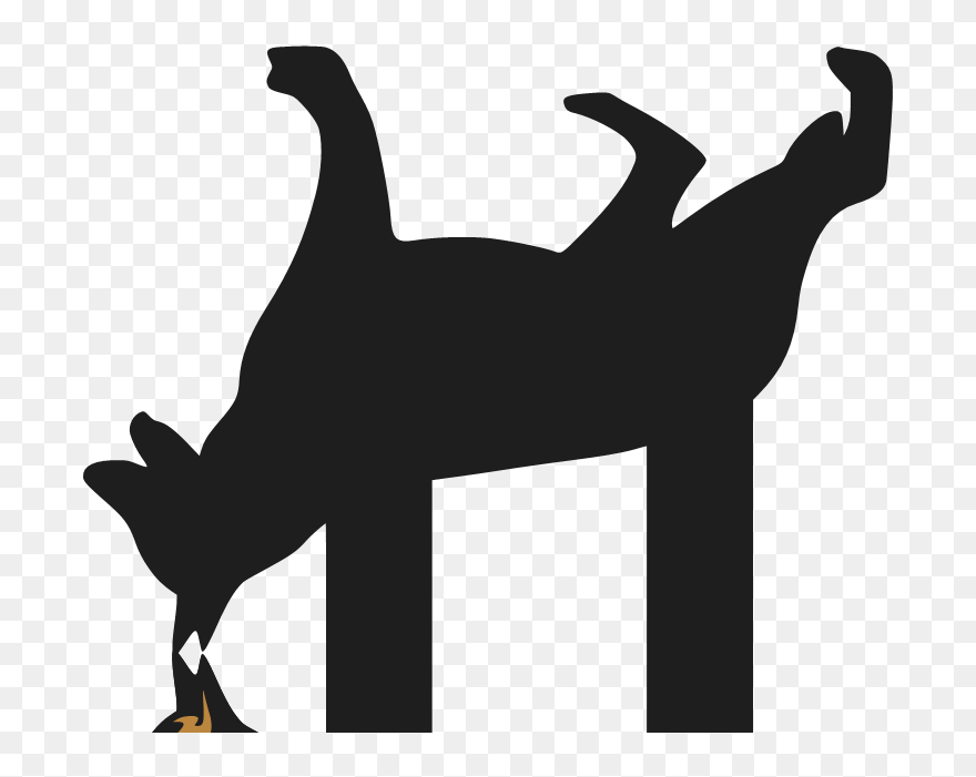 Canidae Dog Silhouette Black Clip Art - Dog - Png Download
