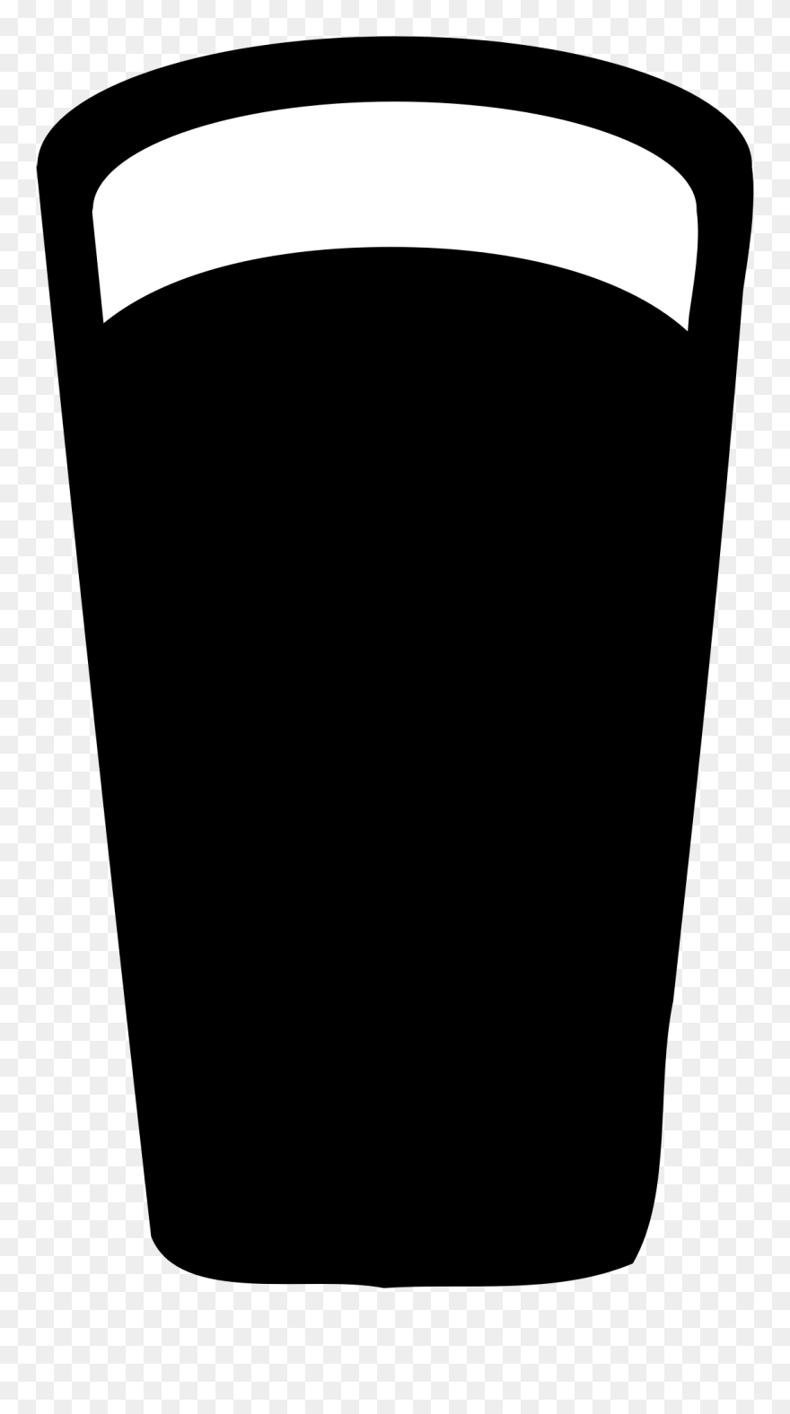 Waste Container,waste Containment,sports Gear - Silhouette Beer Glass Png Clipart
