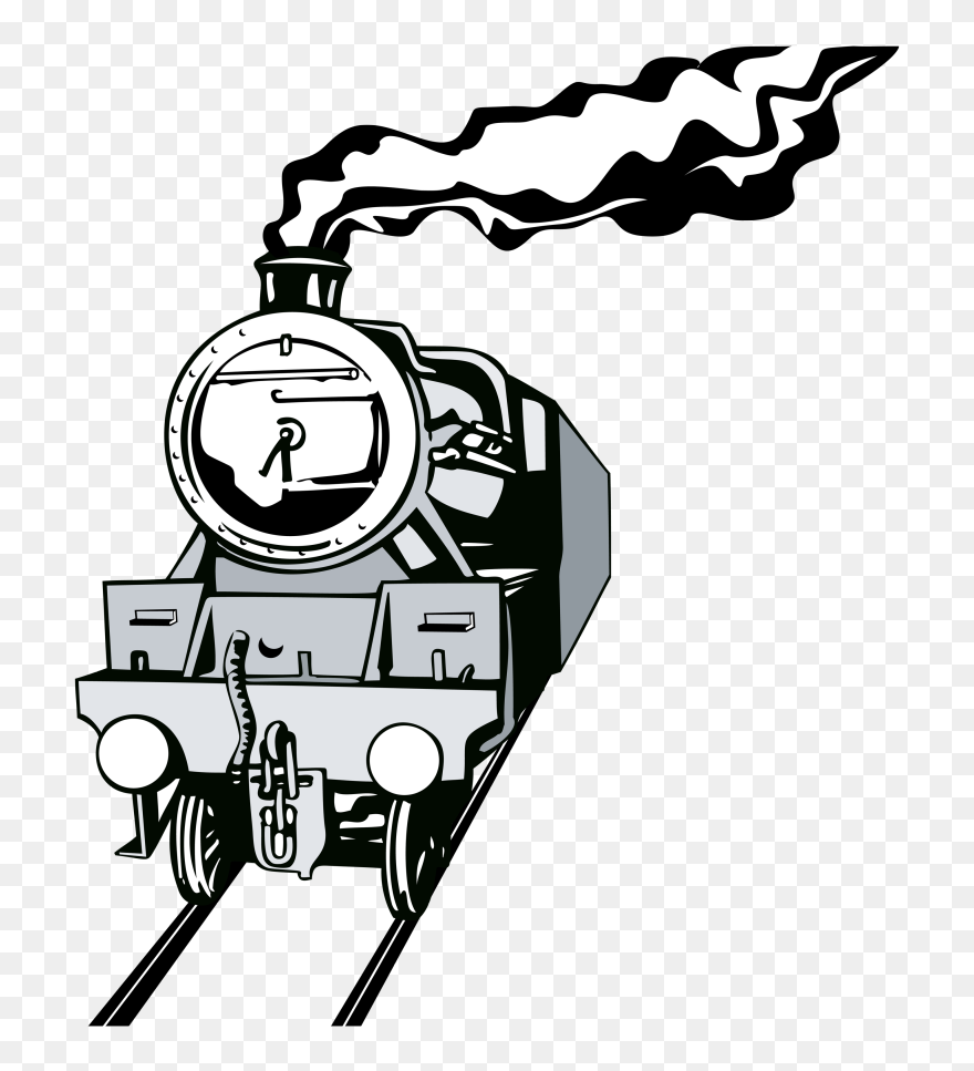 Train Rail Transport Vector Graphics Stock Illustration - Front View Of Train Vector Clipart