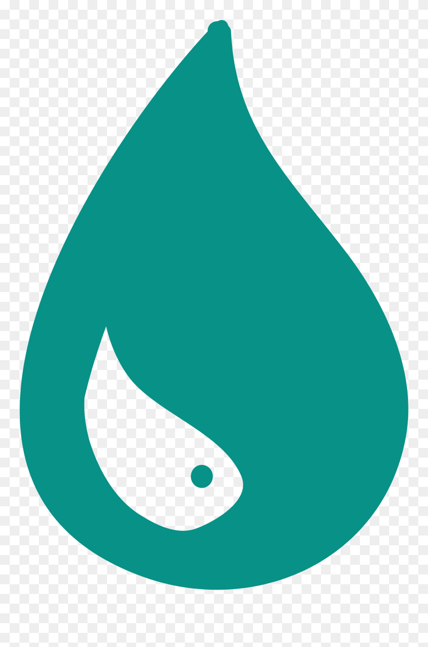 Water Drops Clipart Simple Water - Clip Art - Png Download