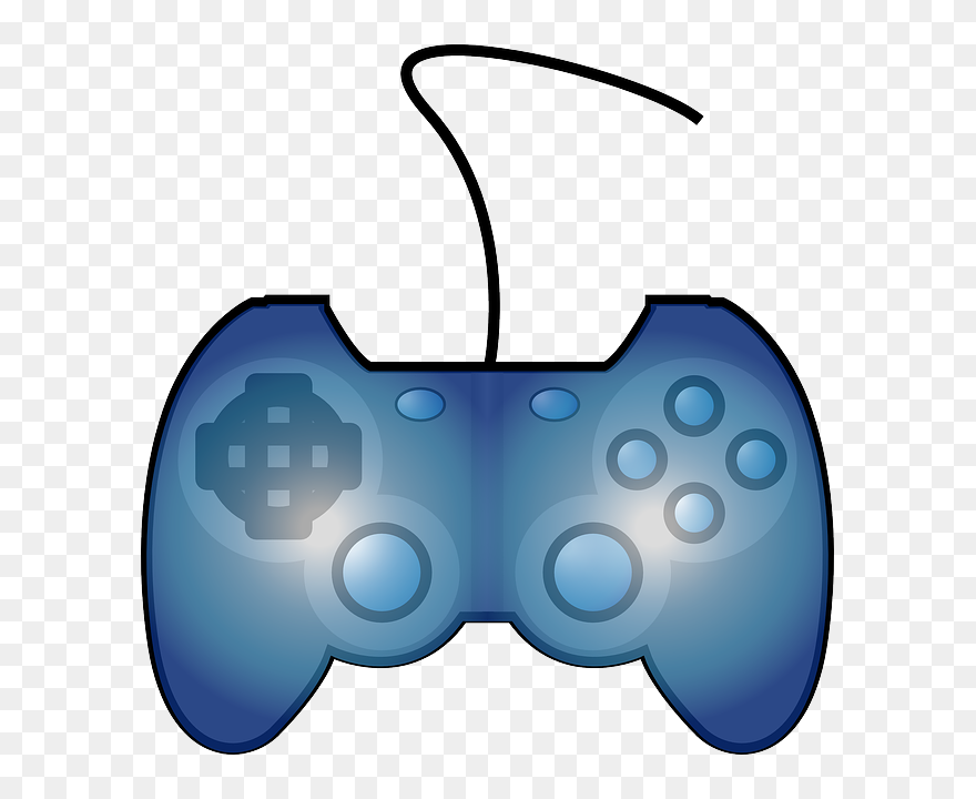 Computer, Joystick, Gaming, Game, Play, Playing - Video Games Clip Art - Png Download