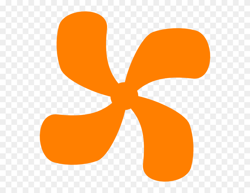 Transparent Fan Clipart - Fan Blade Cartoon Png