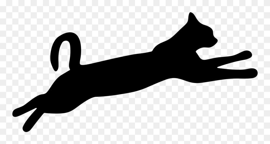 Photography - Cat Jumping Clip Art - Png Download