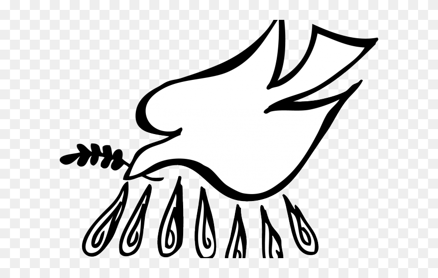 Pentecost 2019 Black And White Clipart