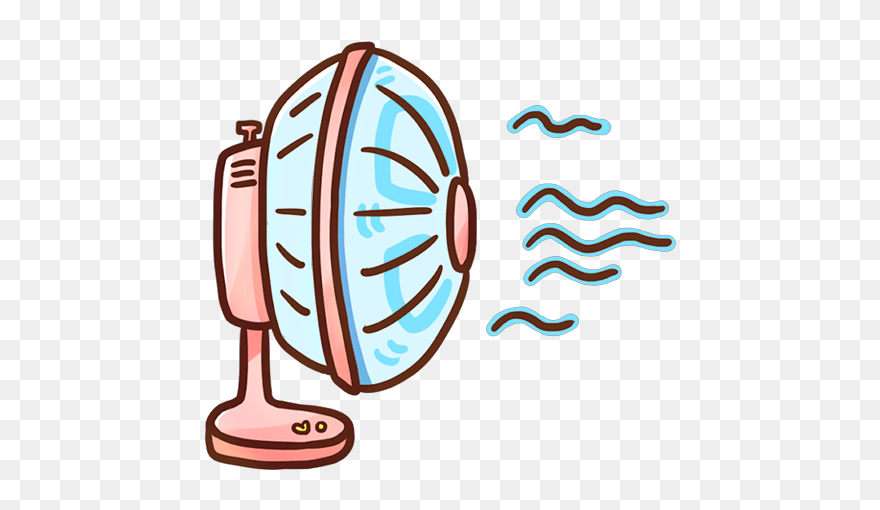 #ftestickers #clipart #cartoon #fan #cute - Imagenes Animadas De Ventiladores - Png Download