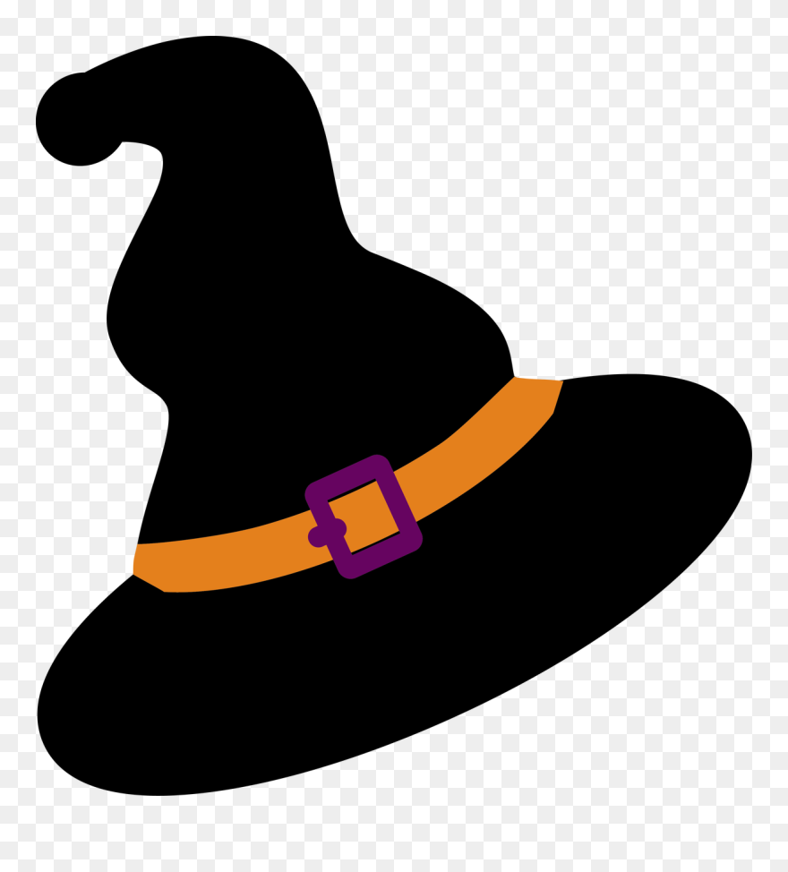 Clip Art Scalable Vector Graphics Portable Network - Witch Hat Cut Out - Png Download