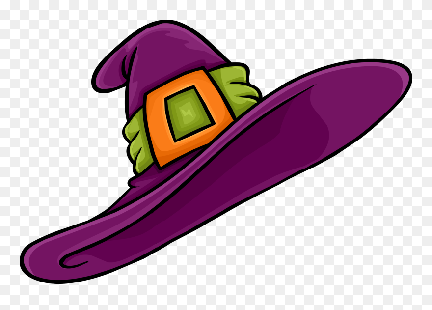 Purple Pirate Hat - Witch Hat Club Penguin Clipart