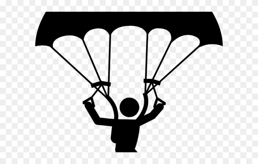 Skydiving Clipart Clip Art Png Download Skydiving Drawing- - Clip Art Sky Diving Transparent Png