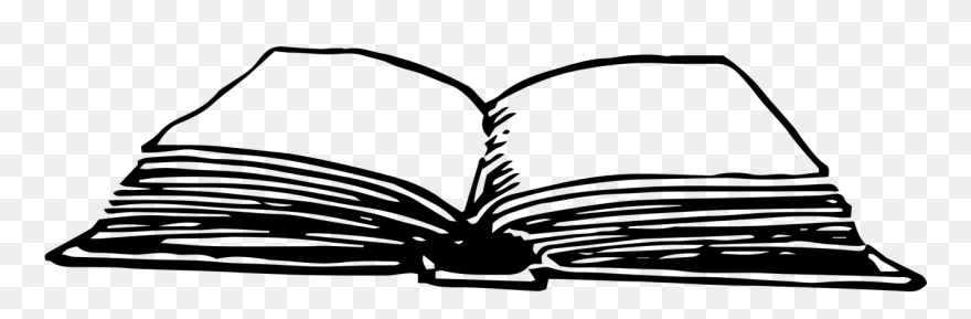 Book, Read, Reading, Literature, Open Book, Open, Lineart, - Livro Png Clipart
