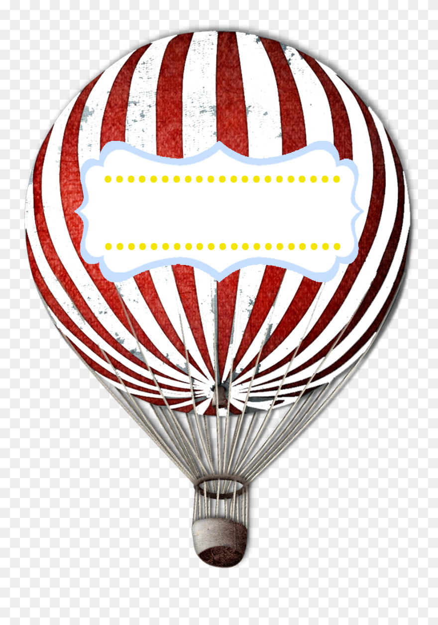 Vintage Hot Air Balloon Vector - Printable Vintage Hot Air Balloon Clipart