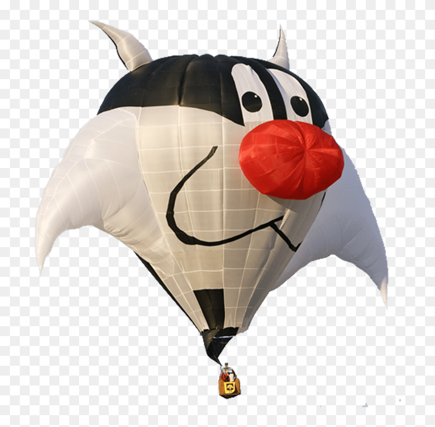 Cat Hot Air Balloon Clip Arts - Balloons Hot Air Transparent - Png Download