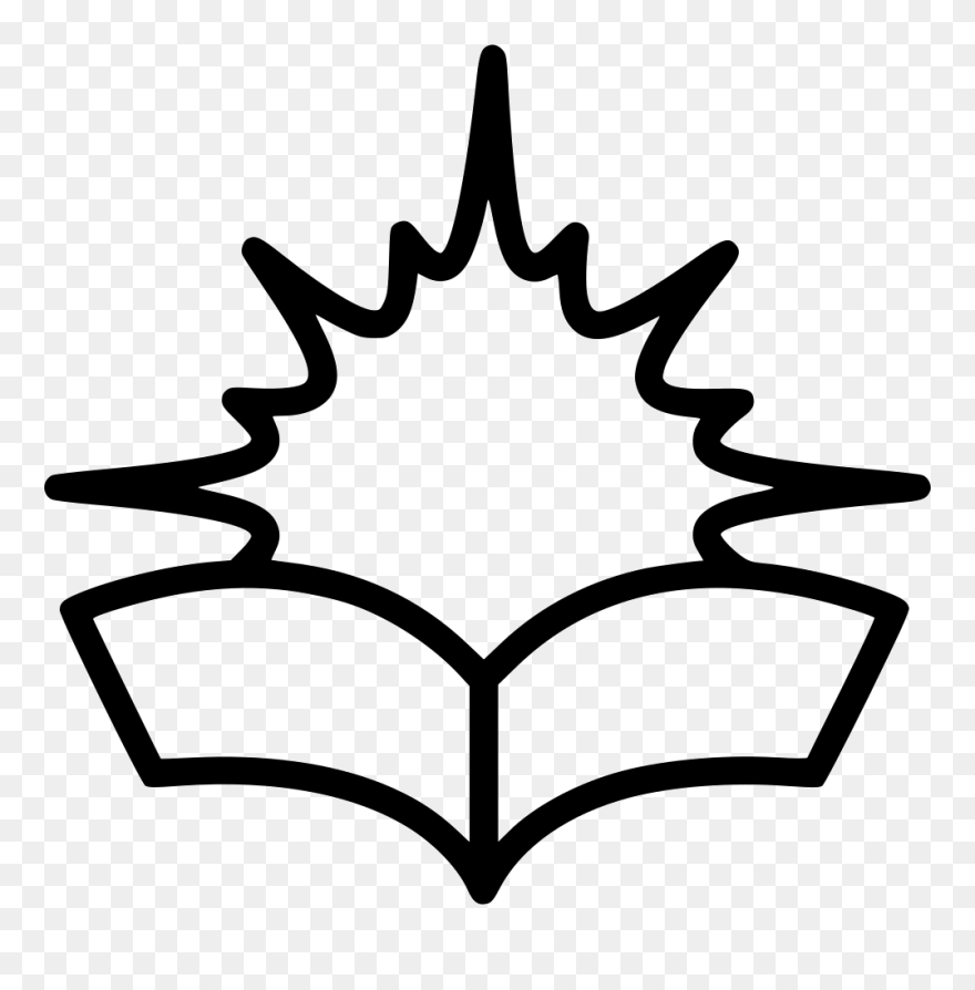 Illuminated Open Book - Vector Book Open Png Clipart