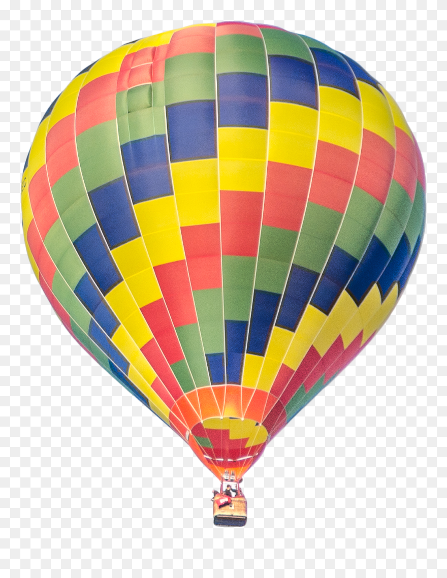 Colorful Hot Air Balloon Free - Hot Air Balloon Clipart