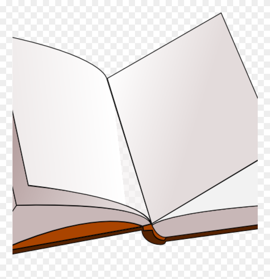Open Book Clip Art Blank Open Book Clip Art Open Book - Paper - Png Download