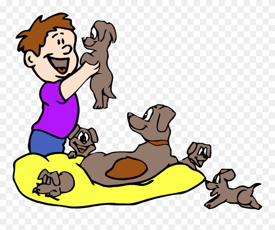 Puppy Dog Clipart Png - Playing Puppies Clipart Transparent Png
