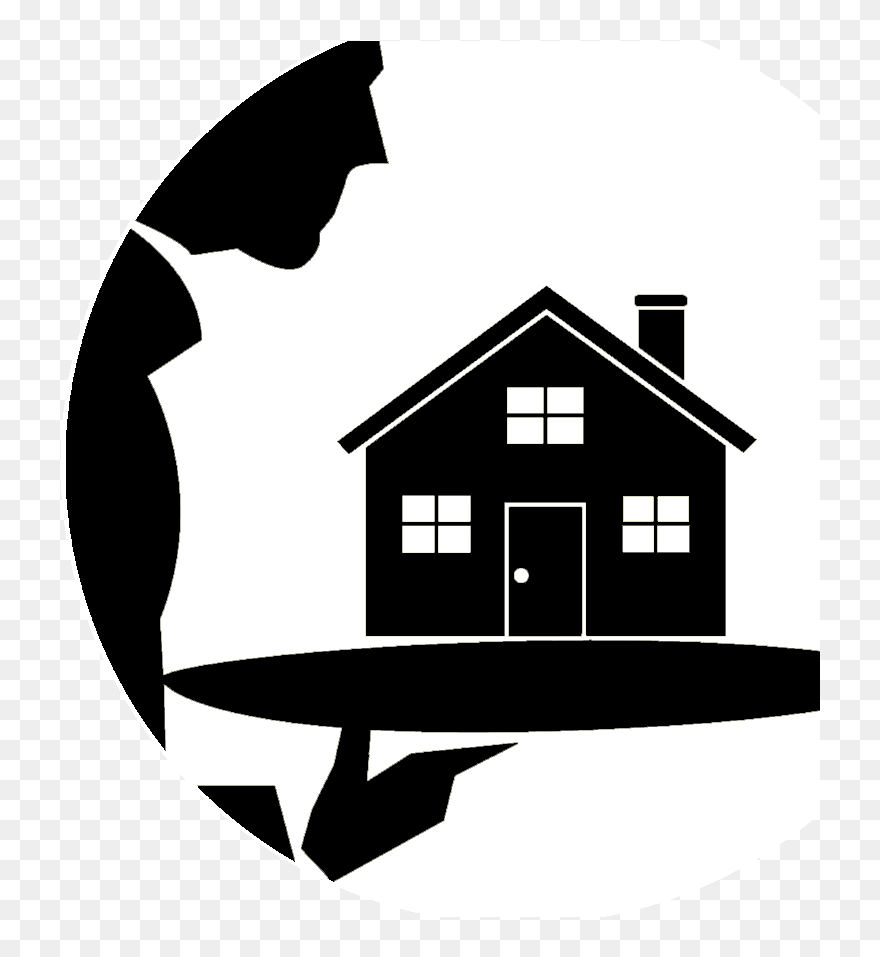 House Silhouette Clip Art - House Silhouette Png Transparent Png