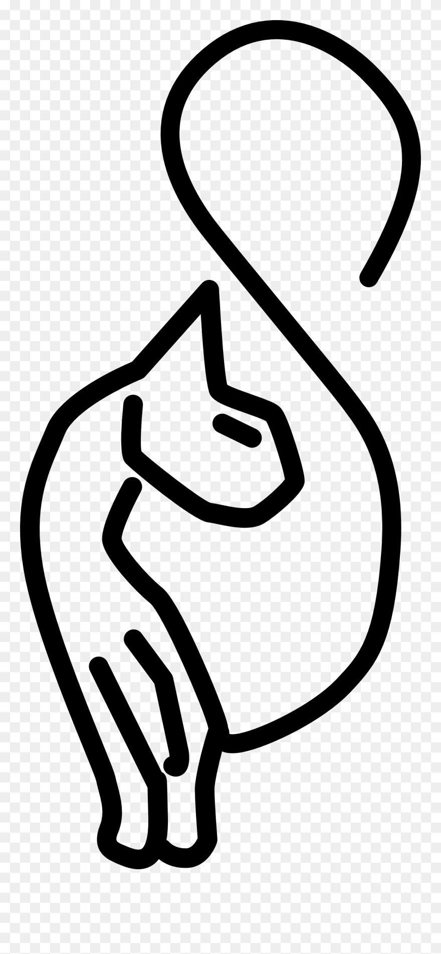 Kitty Cat Symbol Clipart