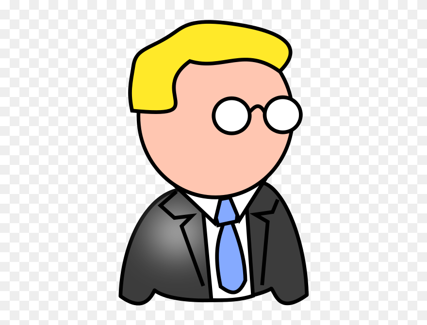 Business Man Medium 600pixel Clipart, Vector Clip Art - Business Men Cliparts - Png Download