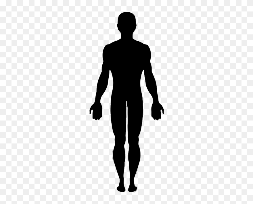Vector Graphics Clip Art Human Body Image - Silhouette Of A Girl Standing - Png Download