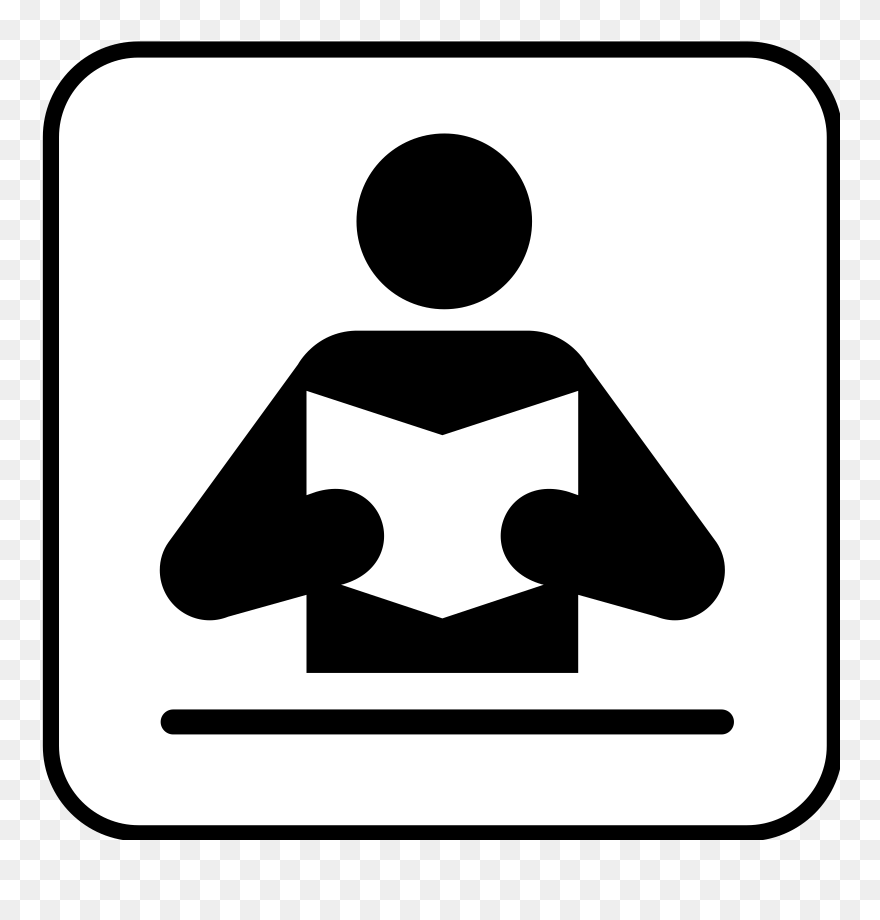 Person Reading Clipart - Png Download