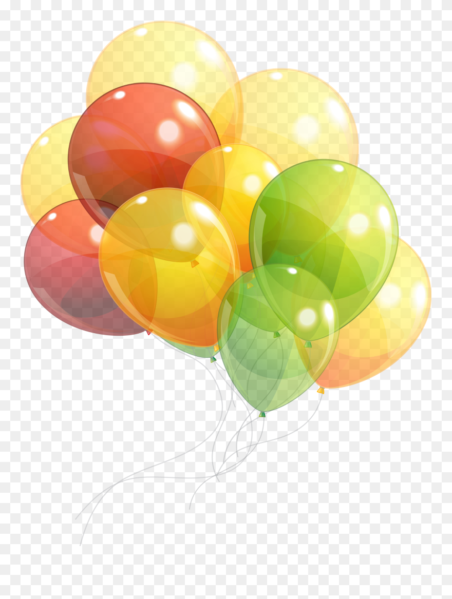 Render Ballon Multicolore Ballons Multicolores Fete Ballon Fond Transparent Png Clipart Pinclipart