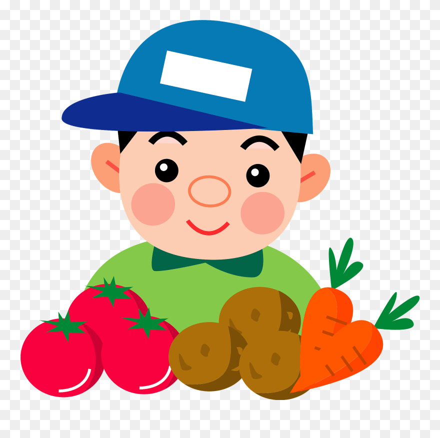 イモ 農家 イラスト Clipart
