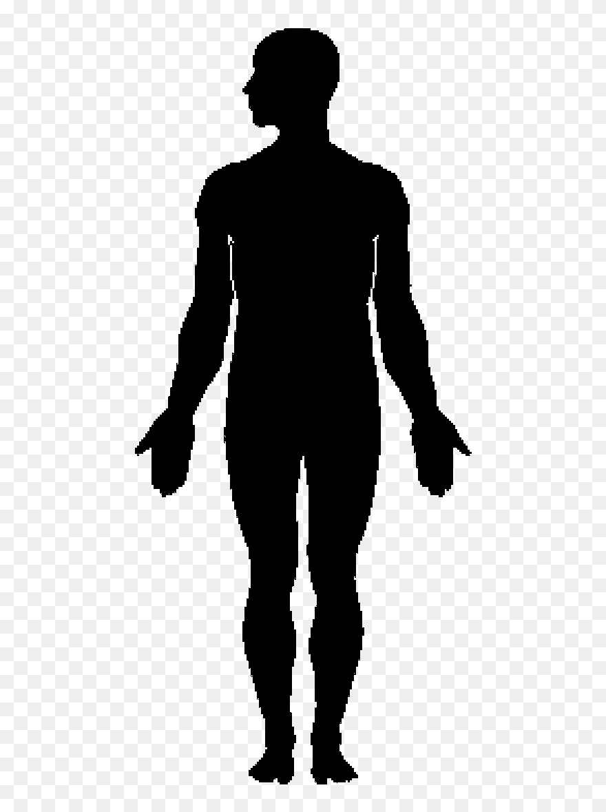 Human Body Silhouette Clip Art - Naruto Anime Silhouette - Png Download