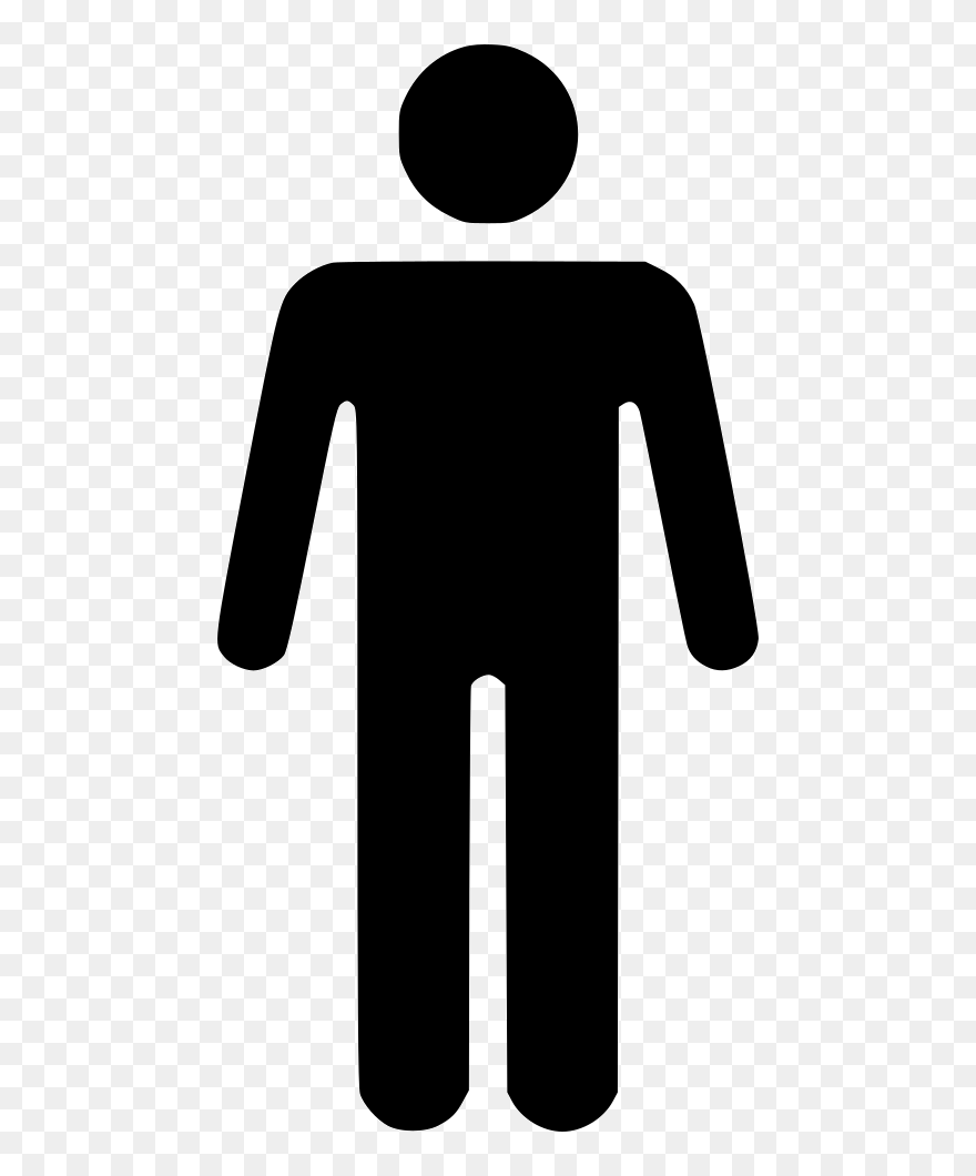 Human Body Svg Png Icon Free Download - Transparent Male Toilet Sign Clipart