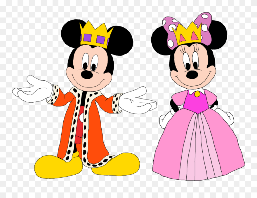 Crown Clipart Minnie Mouse - Coloring Minnie Mouse Princess - Png Download