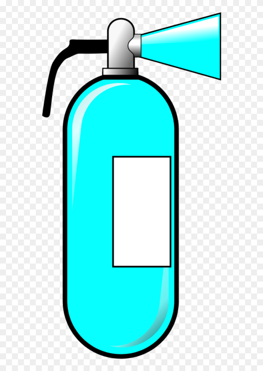 Vector Clip Art - Cartoon Fire Extinguisher - Png Download