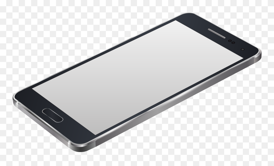 Grey Smartphone Png Clip Art Image - 3d Mobile Frame Png Transparent Png