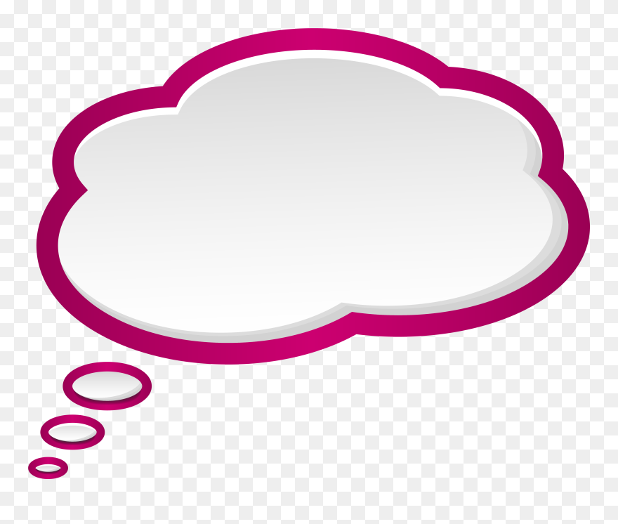 Speech Pink White Png - Bubble Speech Clipart Png Transparent Png