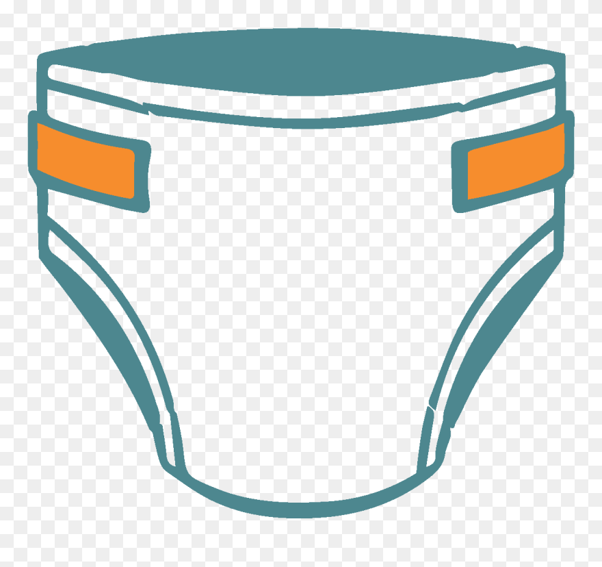 Diapers Clipart Daiper, Diapers Daiper Transparent - Transparent Png Diaper Png