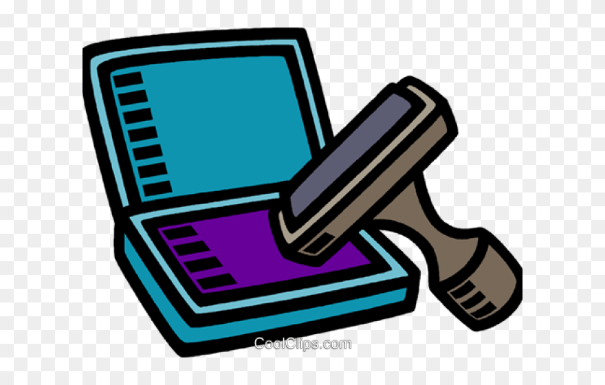 Transparent Save Electricity Clipart - Ink Stamp Clip Art - Png Download