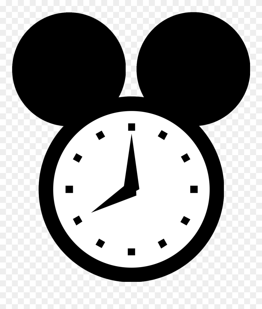 Transparent Clock Clipart - Mickey Clock Clipart - Png Download