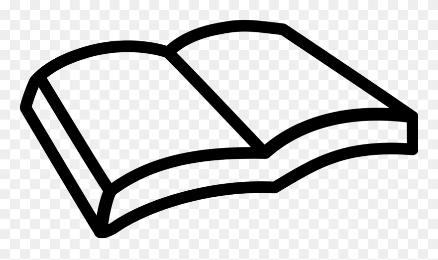 Book Png Black And White Clipart