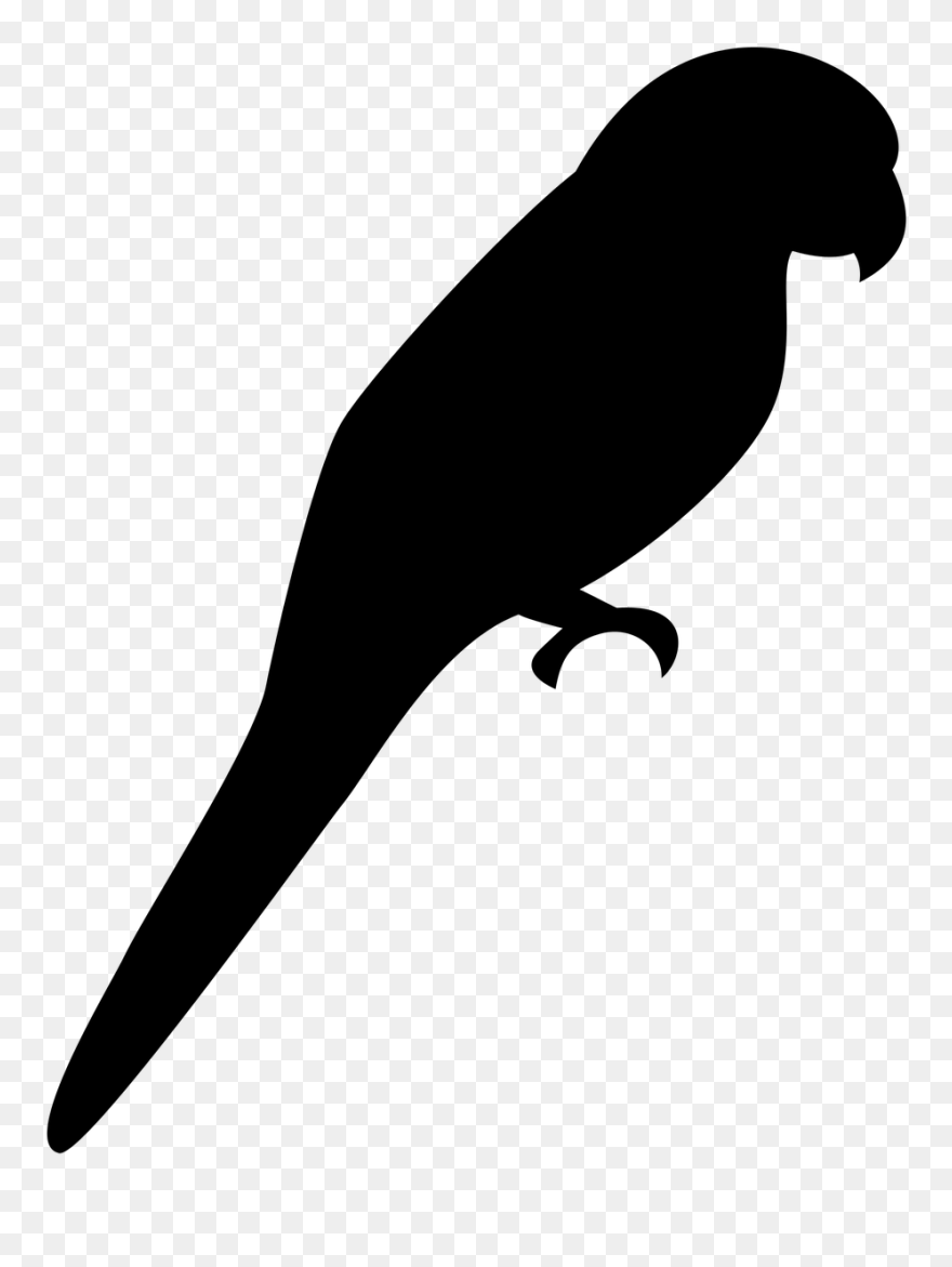 Parrot Silhouette Clipart